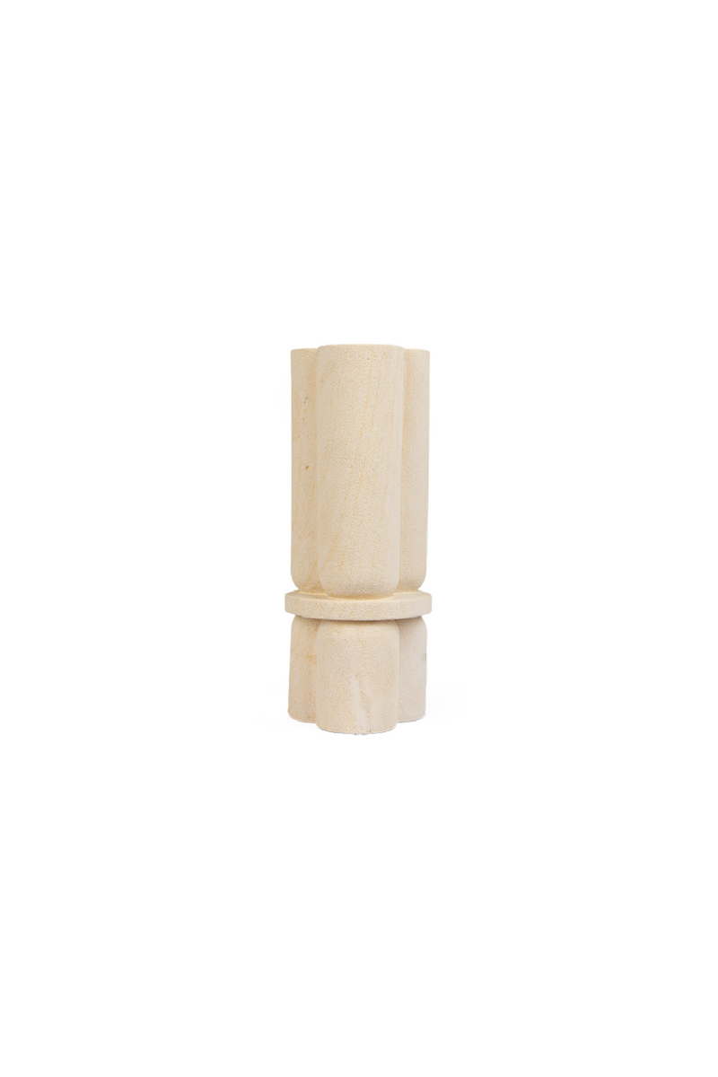 White Sandstone Trefoil Vase | dBodhi Cap |  Woodfurniture.com