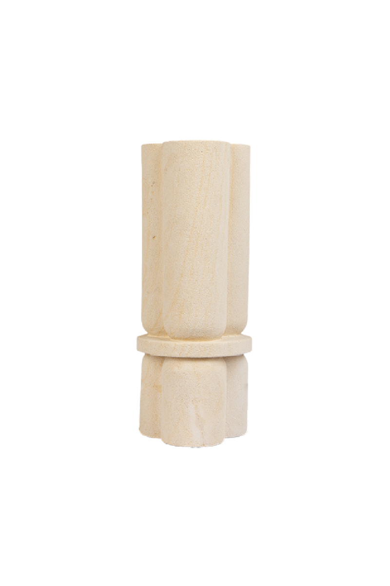 White Sandstone Trefoil Vase | dBodhi Cap |  Woodfurniture.com