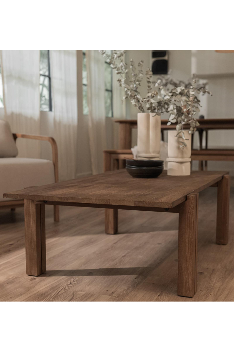 Solid Teak Coffee Table | dBodhi Hopper |  Woodfurniture.com