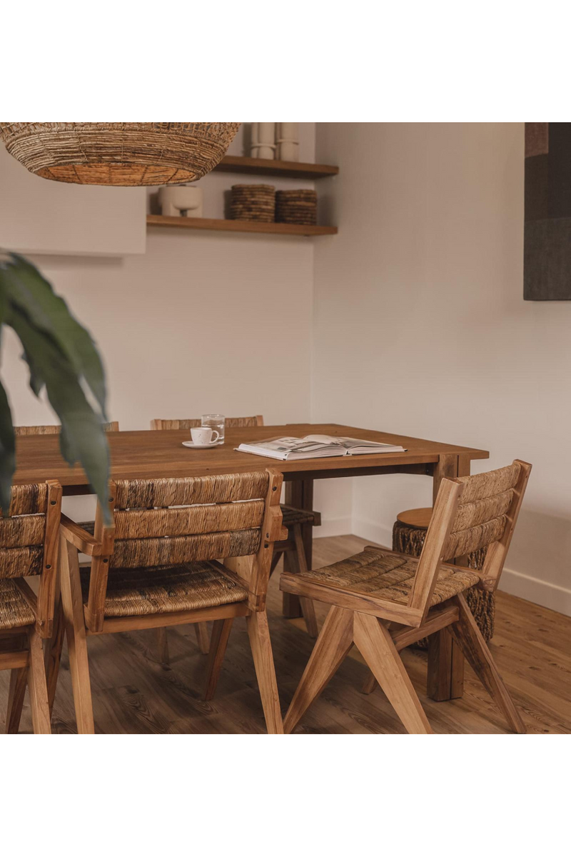 Solid Teak Dining Table | dBodhi Hopper |  Woodfurniture.com