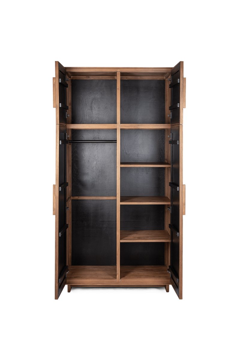 Coconut Leaf 4-Door Wardrobe | dBodhi Hopper  | Woodfurniture.com