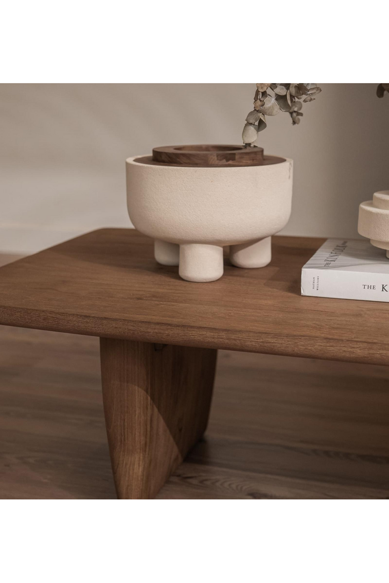 Sandstone Pedestal Lidded Bowl | dBodhi Elin |  Woodfurniture.com