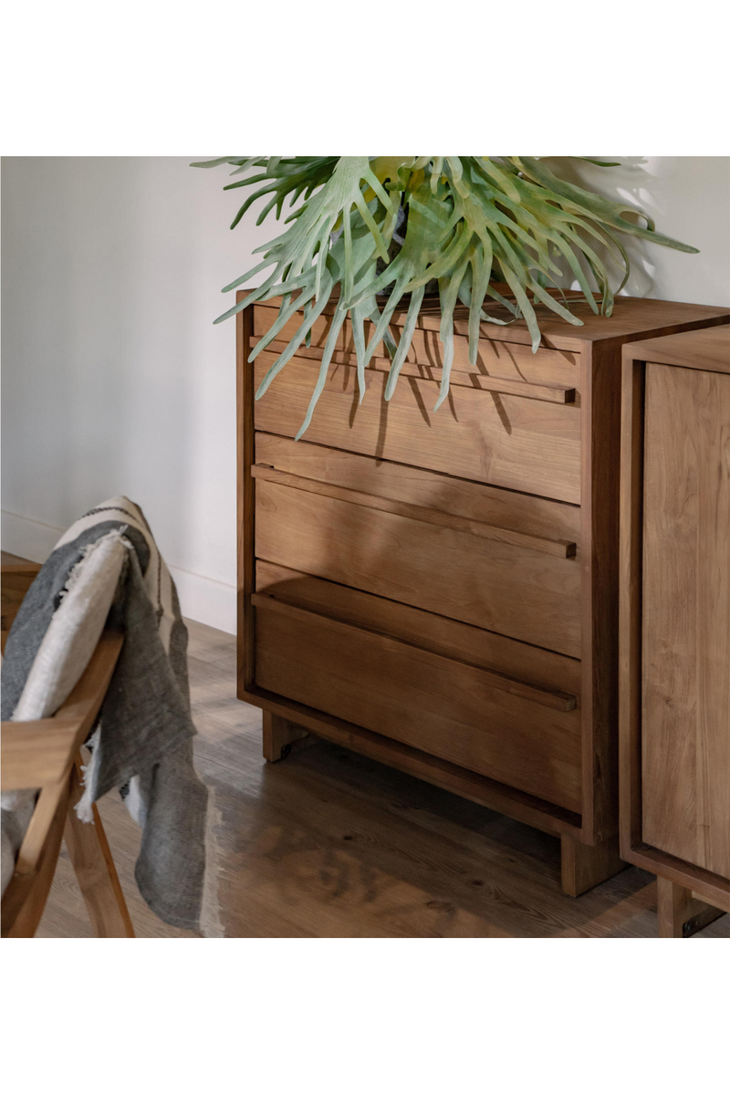 Teak Minimalist 3-Drawer Dresser | dBodhi Inline | Woodfurniture.com