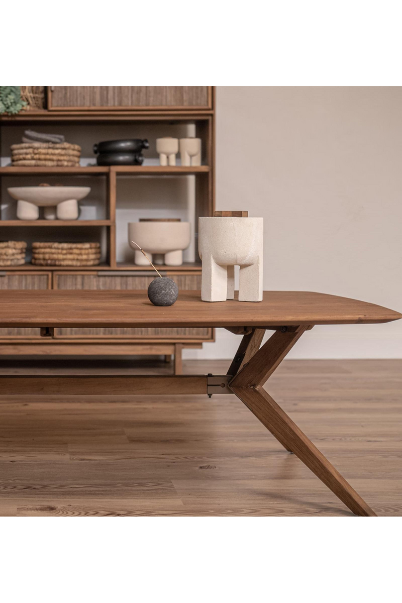 Curved Teak Coffee Table | dBodhi Kupu-Kupu | Woodfurniture.com