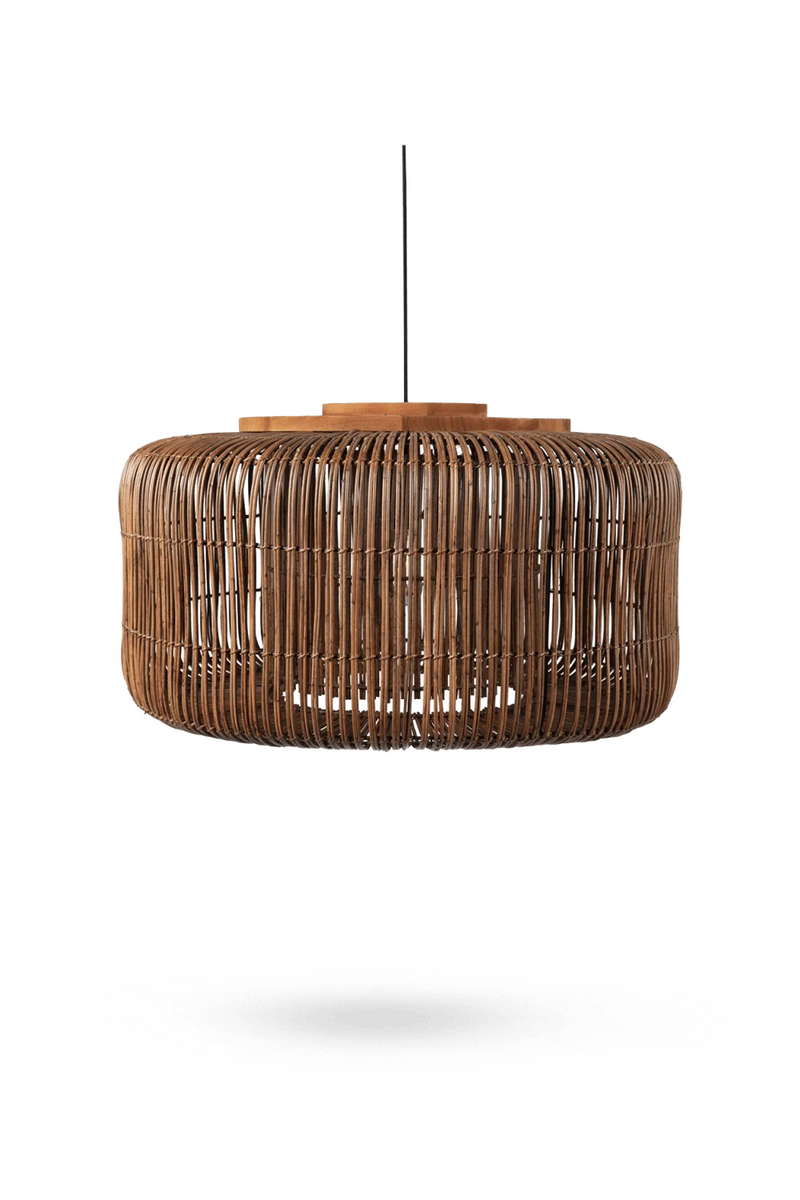 Round Rattan Hanging Lamp | dBodhi Bucket | Oroatrade.com