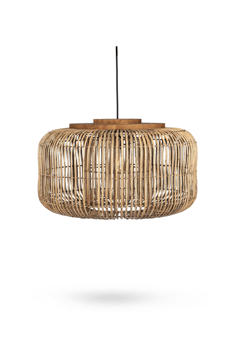 Round Rattan Hanging Lamp | dBodhi Bucket | Oroatrade.com