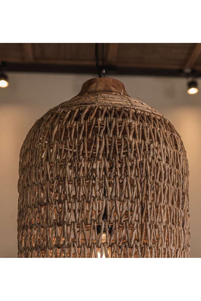 Abaca Latticed Lampshade | dBodhi Brandy Wing |  Woodfurniture.com