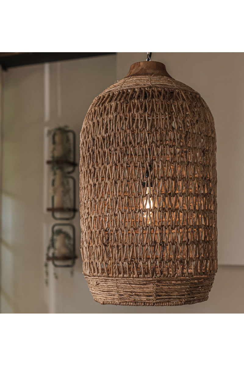 Abaca Latticed Lampshade | dBodhi Brandy Wing |  Woodfurniture.com