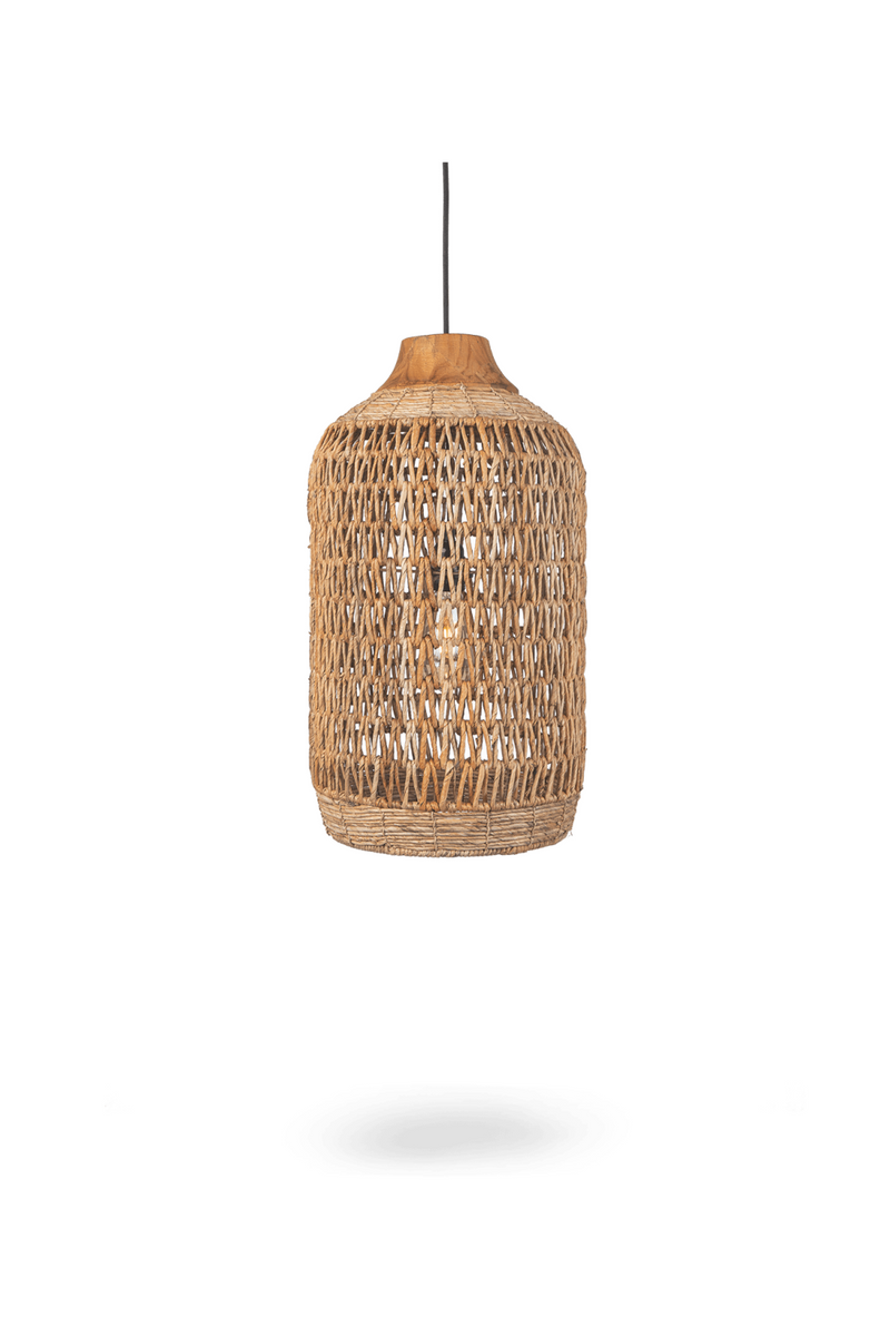 Abaca Latticed Lampshade | dBodhi Brandy Wing |  Woodfurniture.com