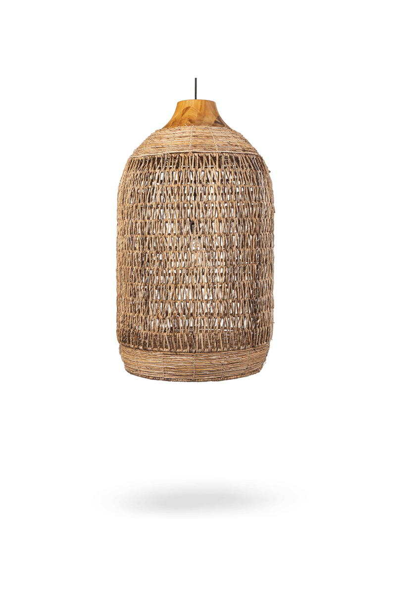 Abaca Latticed Lampshade | dBodhi Brandy Wing |  Woodfurniture.com