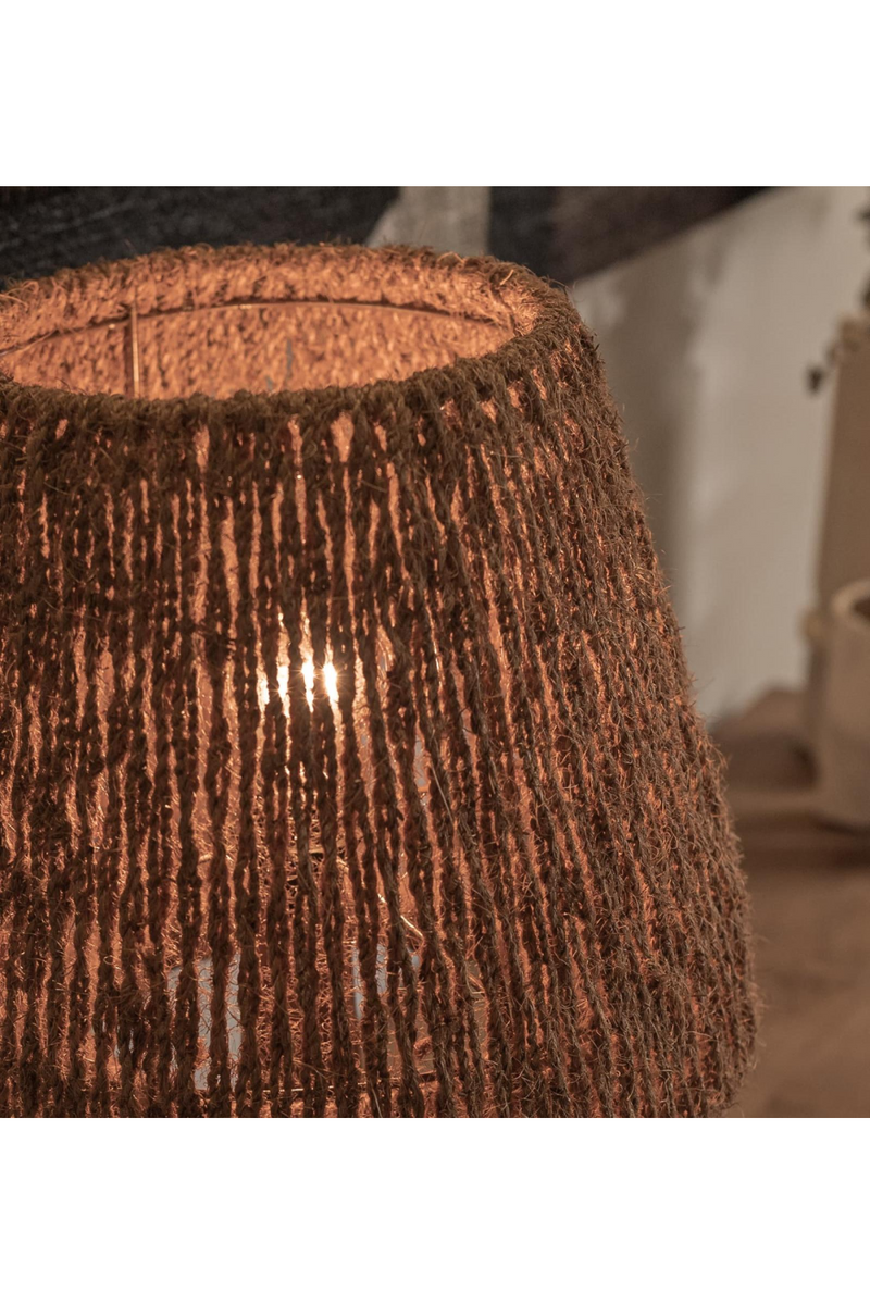 Woven Coconut Fiber Table Lamp | dBodhi Ben  | Woodfurniture.com 