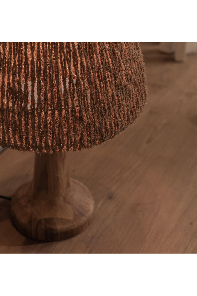 Woven Coconut Fiber Table Lamp | dBodhi Ben  | Woodfurniture.com 