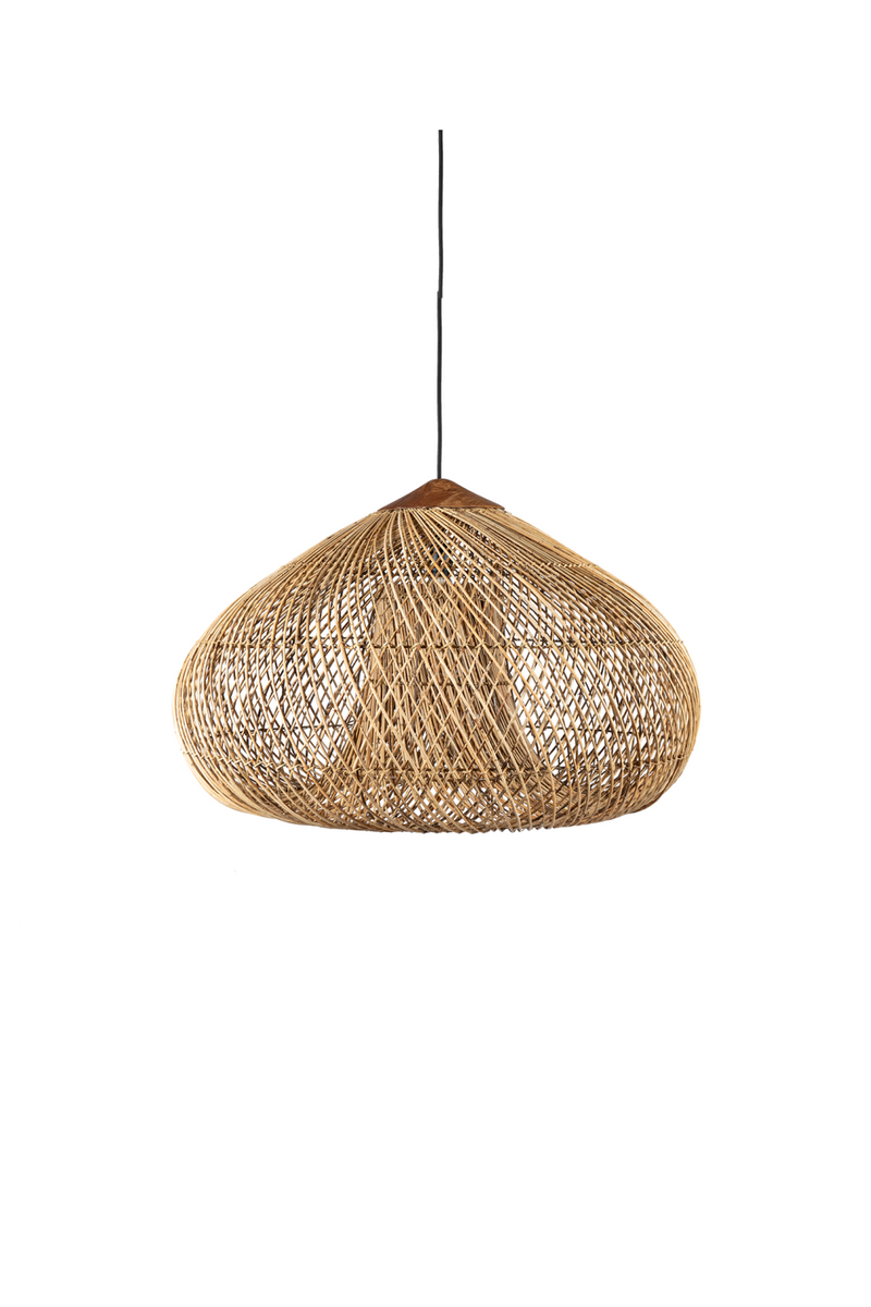 Natural Rattan Drum Lamp | dBodhi Kulit |  Woodfurniture.com