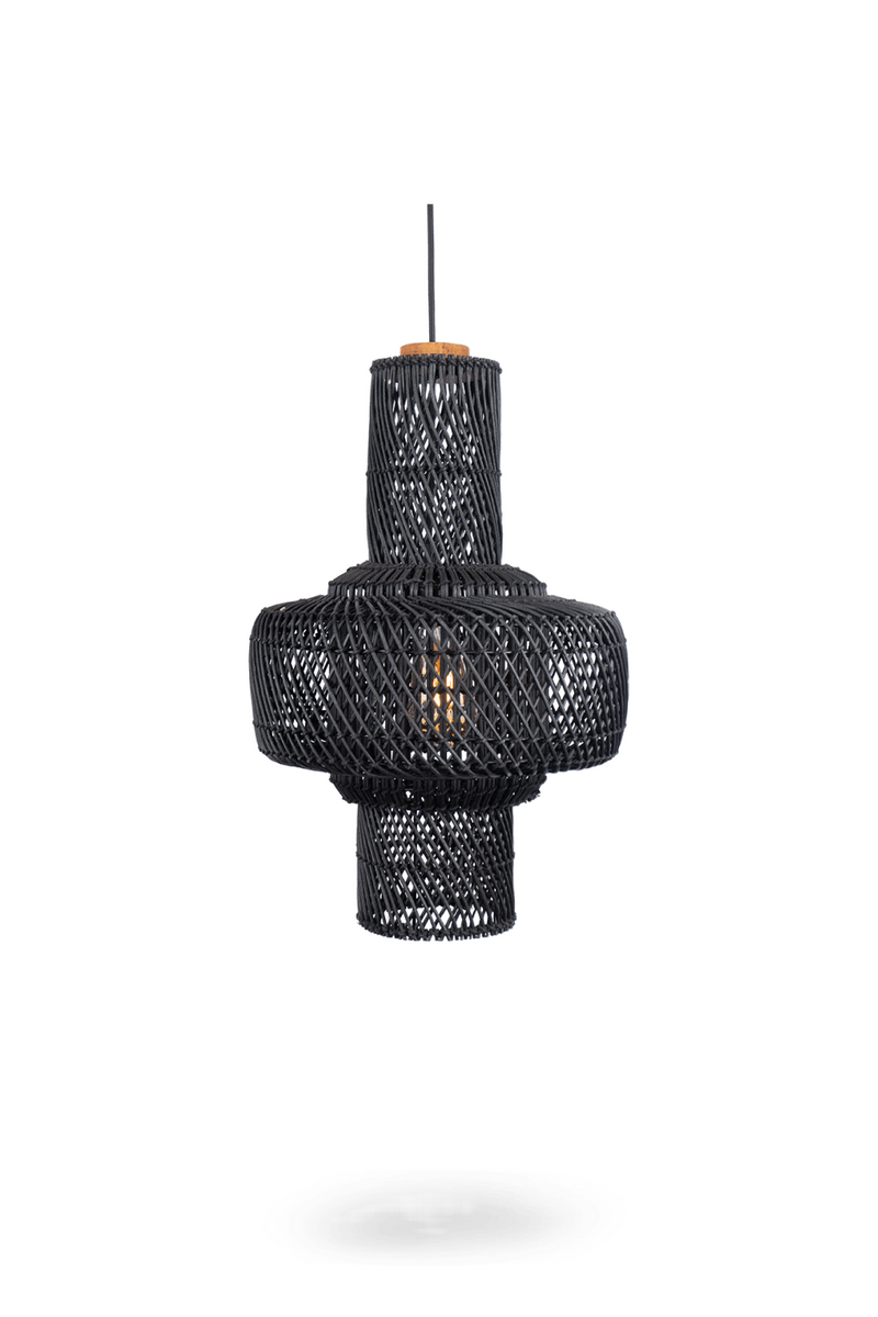 Black Rattan Lampshade | dBodhi Elements |  Woodfurniture.com