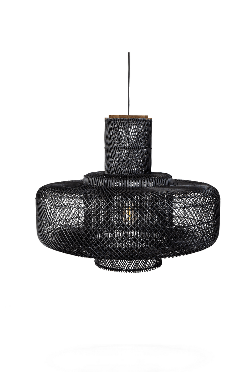 Black Rattan Lampshade | dBodhi Elements |  Woodfurniture.com