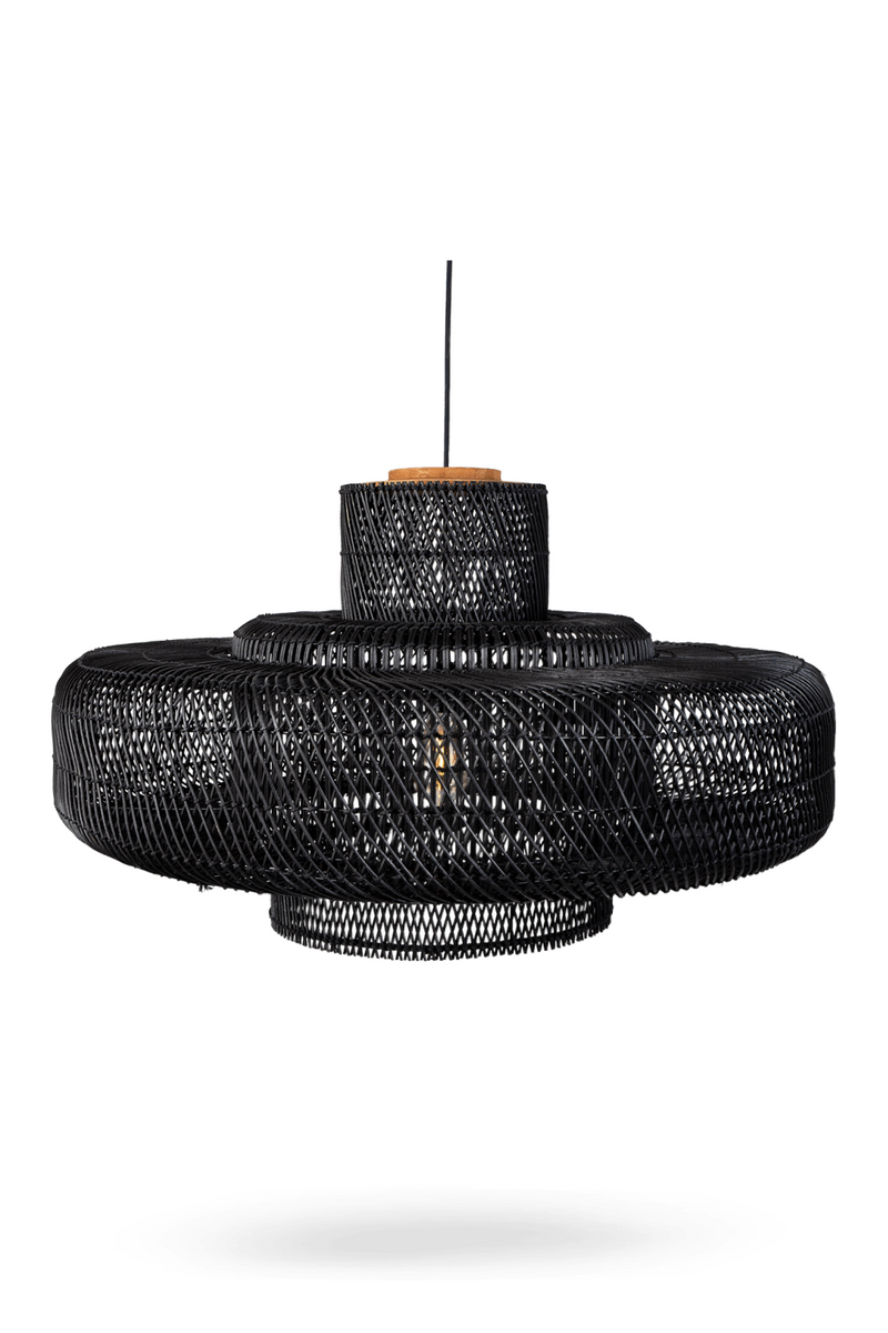 Black Rattan Lampshade | dBodhi Elements |  Woodfurniture.com