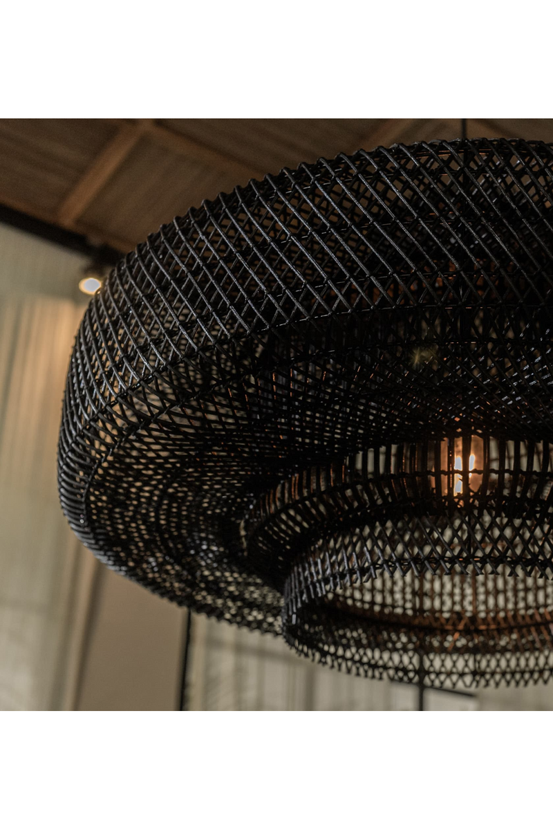 Black Rattan Lampshade | dBodhi Elements |  Woodfurniture.com