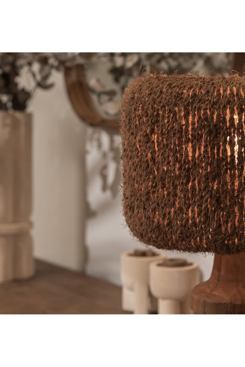 Coconut Fiber Table Lamp S | dBodhi Ivy | Oroatrade.com