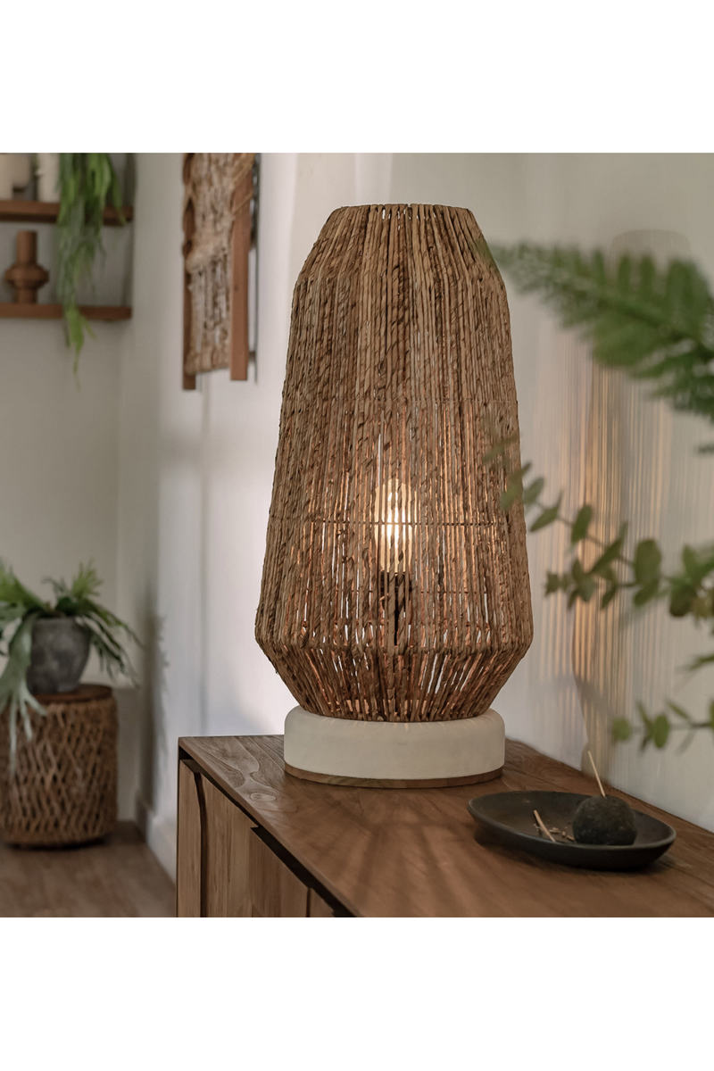 Diamond-Shaped Fiber Table Lamp | dBodhi Obelisk |  Woodfurniture.com