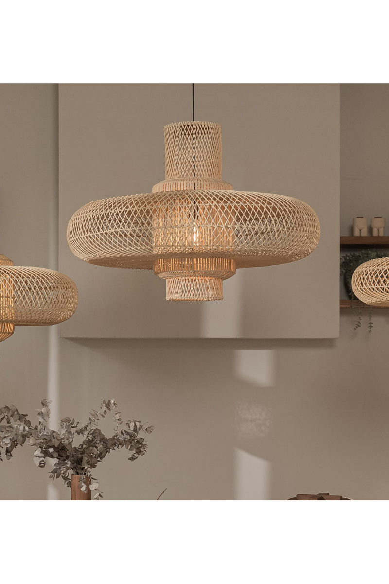 Natural Rattan Modern Lampshade | dBodhi Organo |  Woodfurniture.com