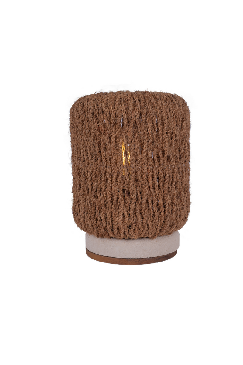 Woven Coconut Fiber Table Lamp | dBodhi Palma |  Woodfurniture.com