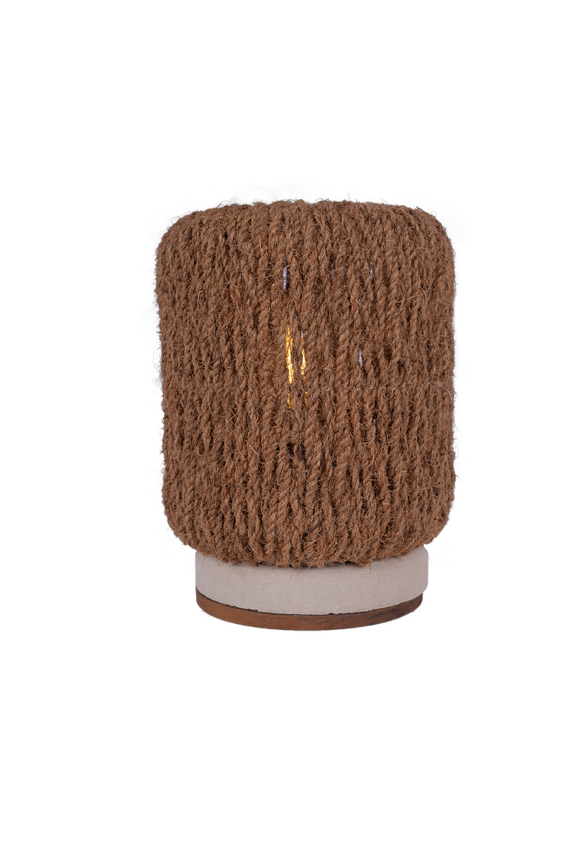 Woven Coconut Fiber Table Lamp | dBodhi Palma |  Woodfurniture.com