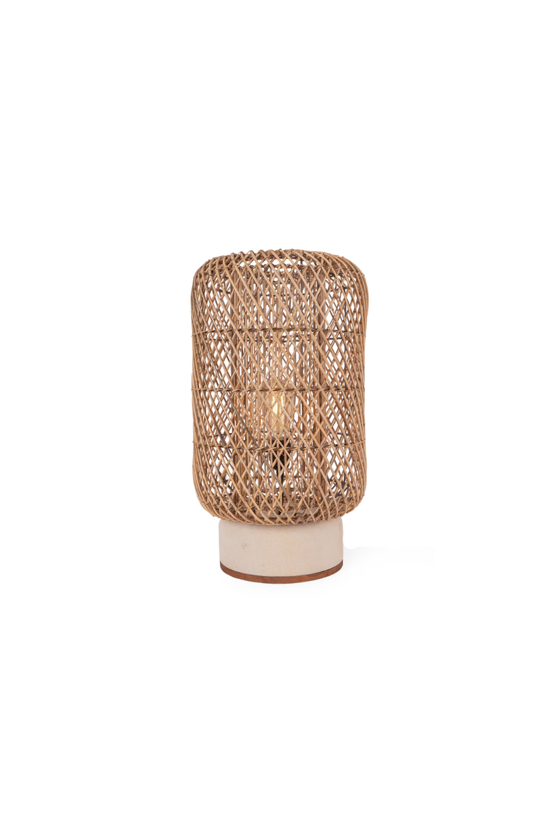 Natural Rattan Table Lamp | dBodhi Palma | Woodfurniture.com