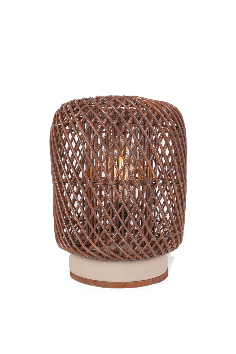 Brown Rattan Table Lamp | dBodhi Palma |  Woodfurniture.com