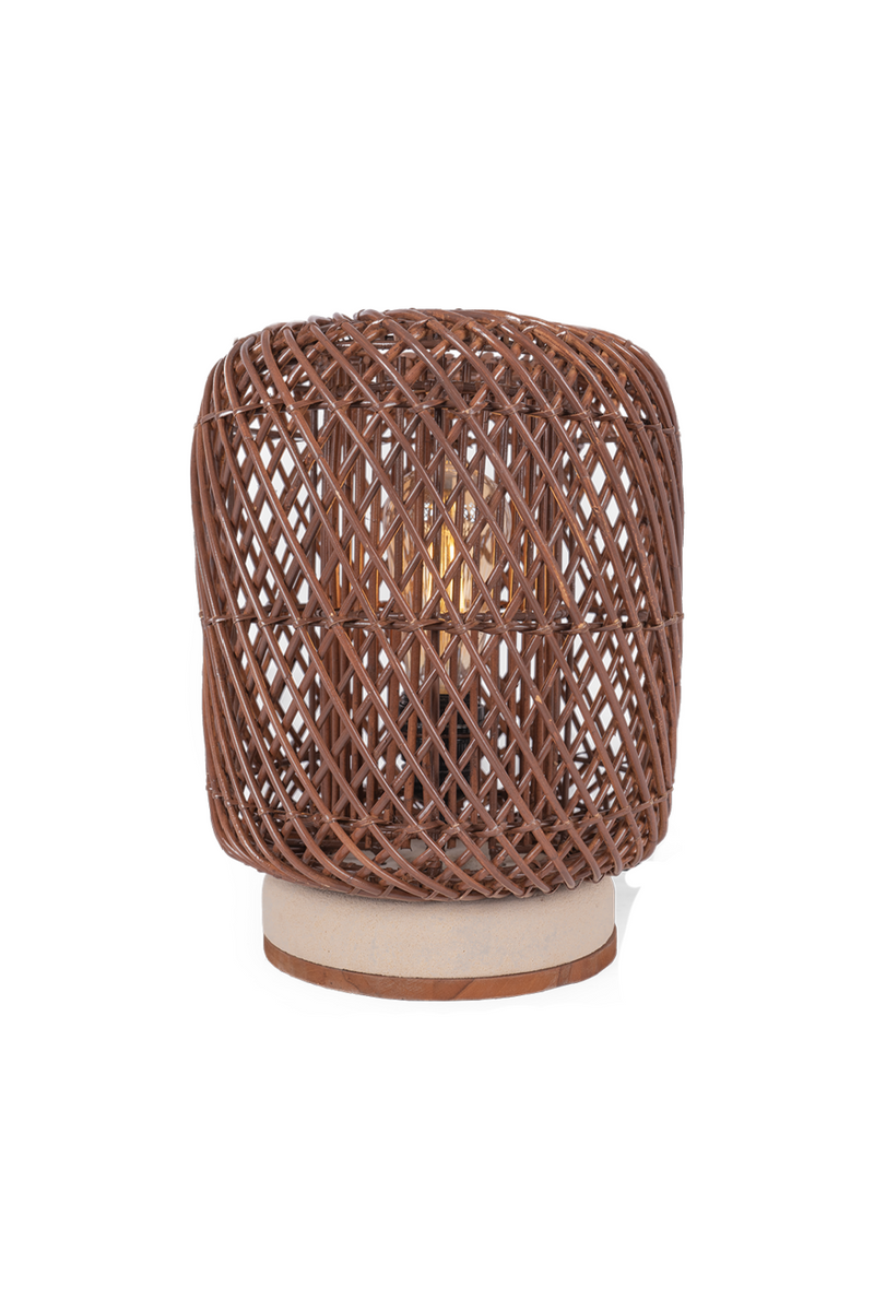 Brown Rattan Table Lamp | dBodhi Palma |  Woodfurniture.com