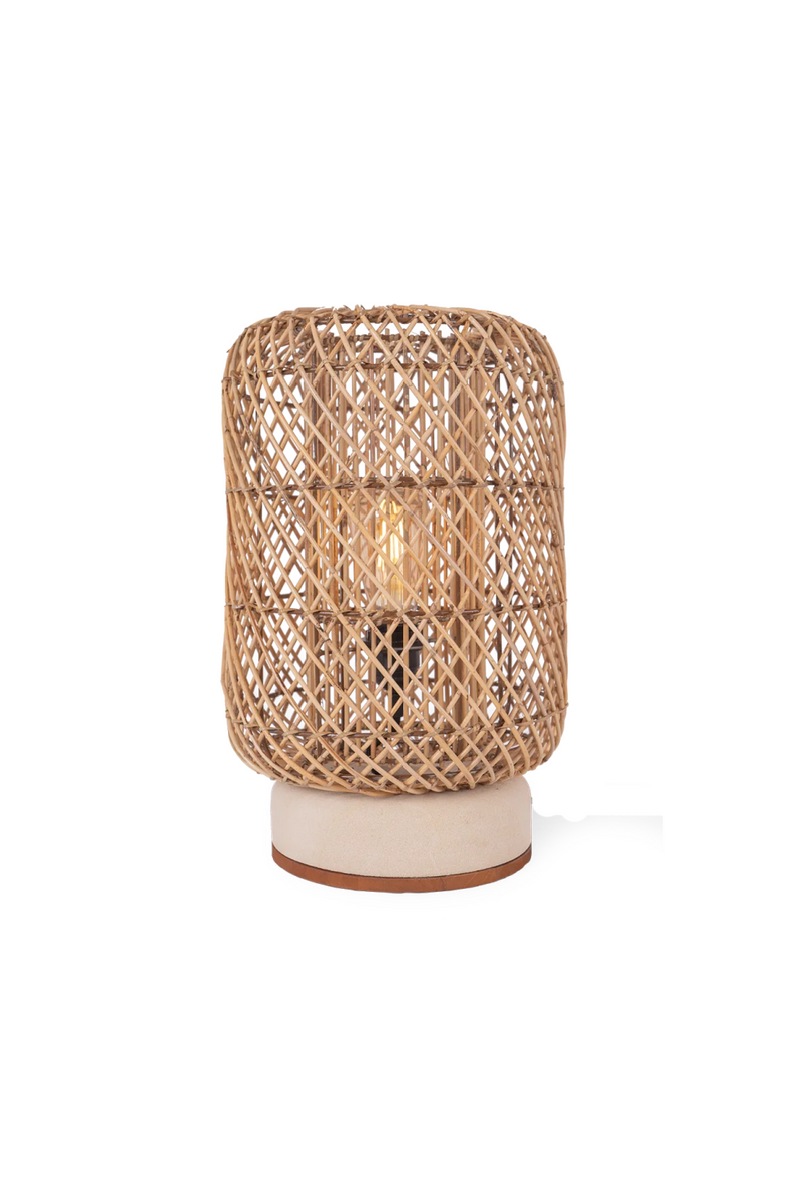 Natural Rattan Table Lamp | dBodhi Palma | Woodfurniture.com