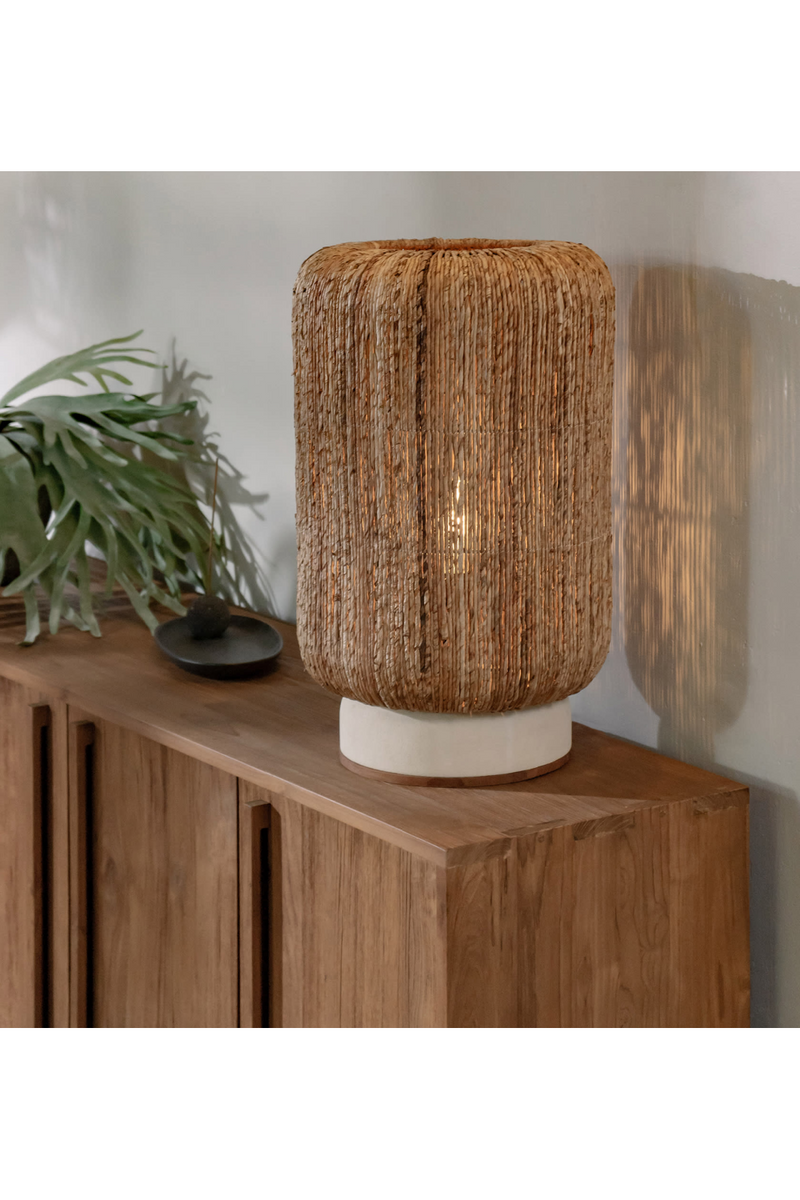 Woven Abaca Table Lamp | dBodhi Palma |  Woodfurniture.com