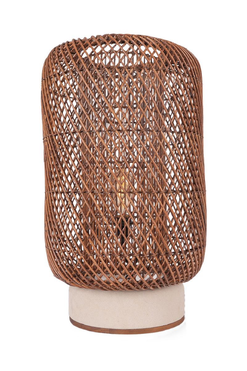 Brown Rattan Table Lamp | dBodhi Palma |  Woodfurniture.com