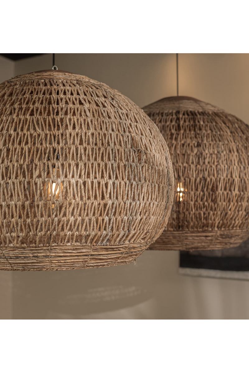 Weave Abaca Round Lampshade | dBodhi Tumbler Wing |  Woodfurniture.com