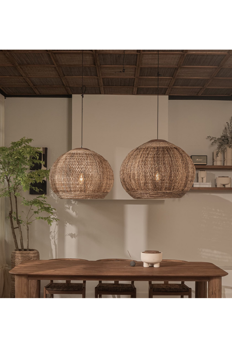 Weave Abaca Round Lampshade | dBodhi Tumbler Wing |  Woodfurniture.com