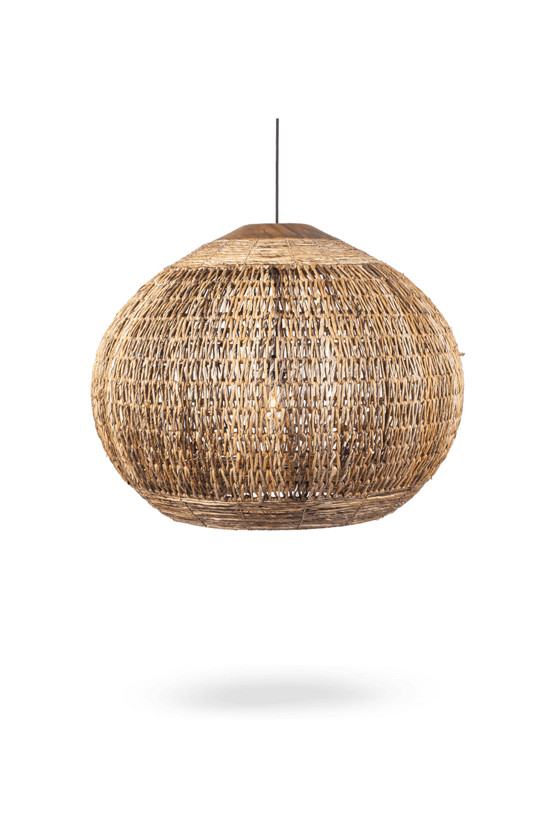 Weave Abaca Round Lampshade | dBodhi Tumbler Wing |  Woodfurniture.com