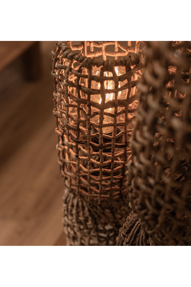 Abaca Rustic Table Lampshade | dBodhi Twister | Woodfurniture.com