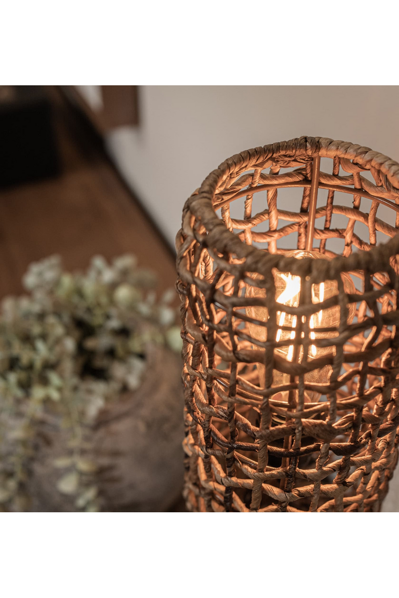 Abaca Rustic Table Lampshade | dBodhi Twister | Woodfurniture.com