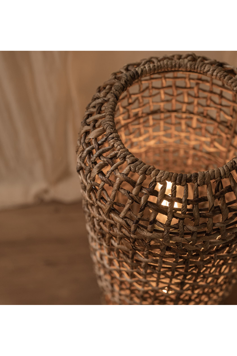 Abaca Rustic Floor Lampshade | dBodhi Twister |  Woodfurniture.com