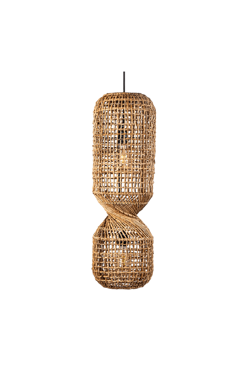 Abaca Rustic Hanging Lamp | dBodhi Twister Koi |  Woodfurniture.com