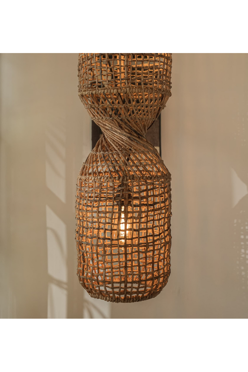 Abaca Rustic Hanging Lamp | dBodhi Twister Koi |  Woodfurniture.com