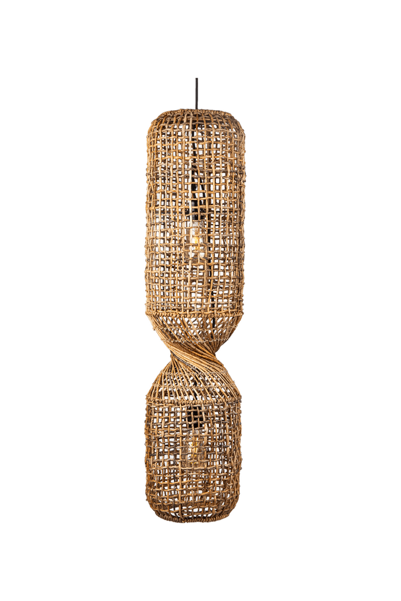 Abaca Rustic Hanging Lamp | dBodhi Twister Koi |  Woodfurniture.com