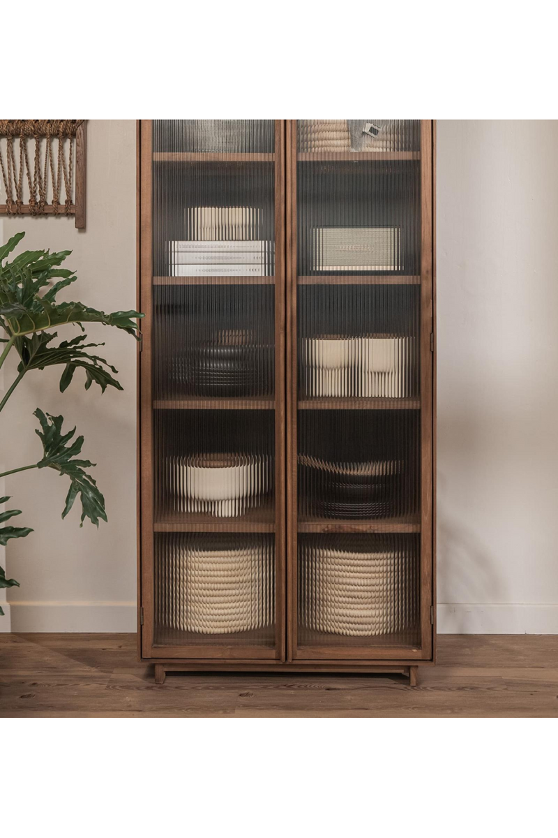 Scandi Teak Display Cabinet | dBodhi Motion | Woodfurniture.com