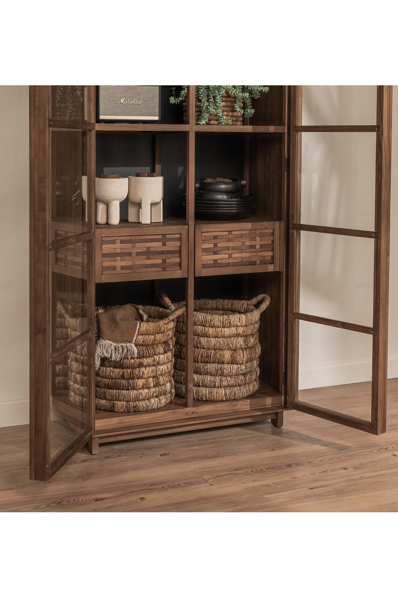 Scandi Teak Display Cabinet | dBodhi Motion | Woodfurniture.com