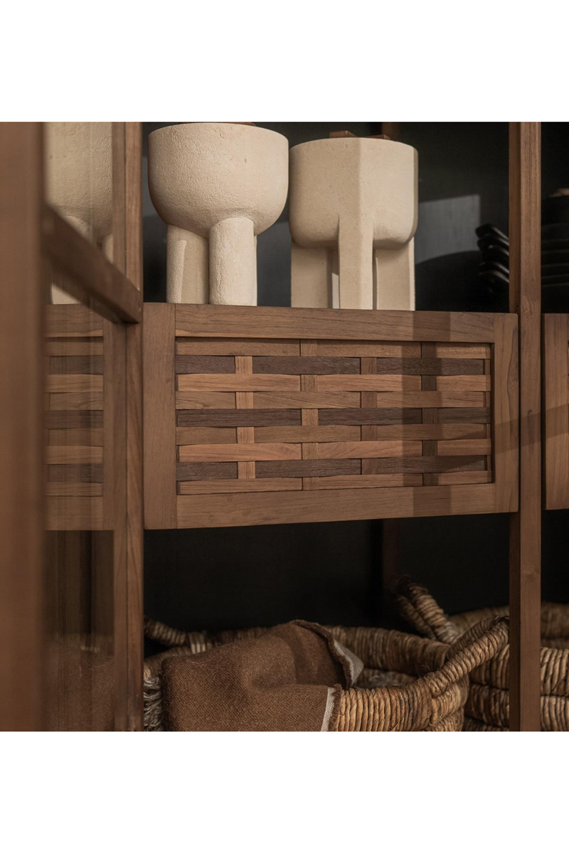 Scandi Teak Display Cabinet | dBodhi Motion | Woodfurniture.com