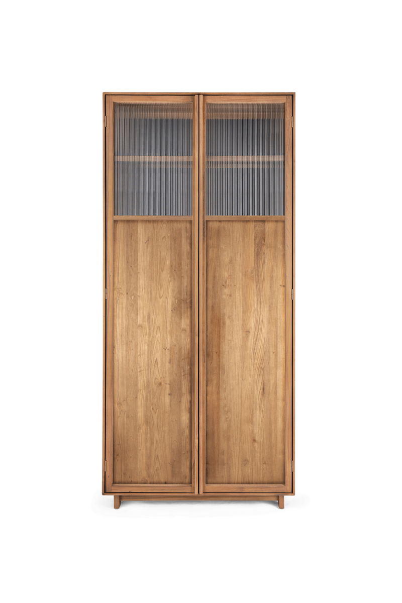 Fluted Glass 2-Door Cabinet | dBodhi Motion | Woodfurniture.com