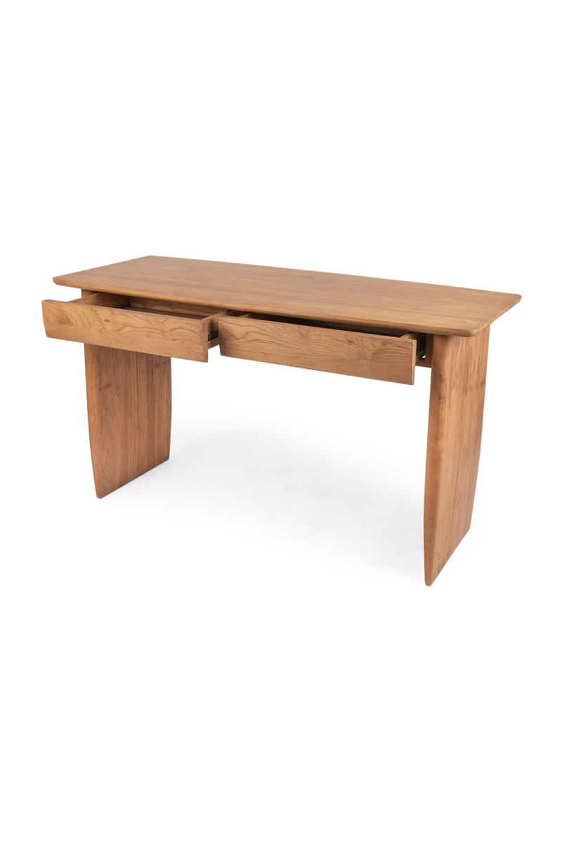 Teak 2-Drawer Writing Desk | dBodhi Nova | Woodfurniture.com