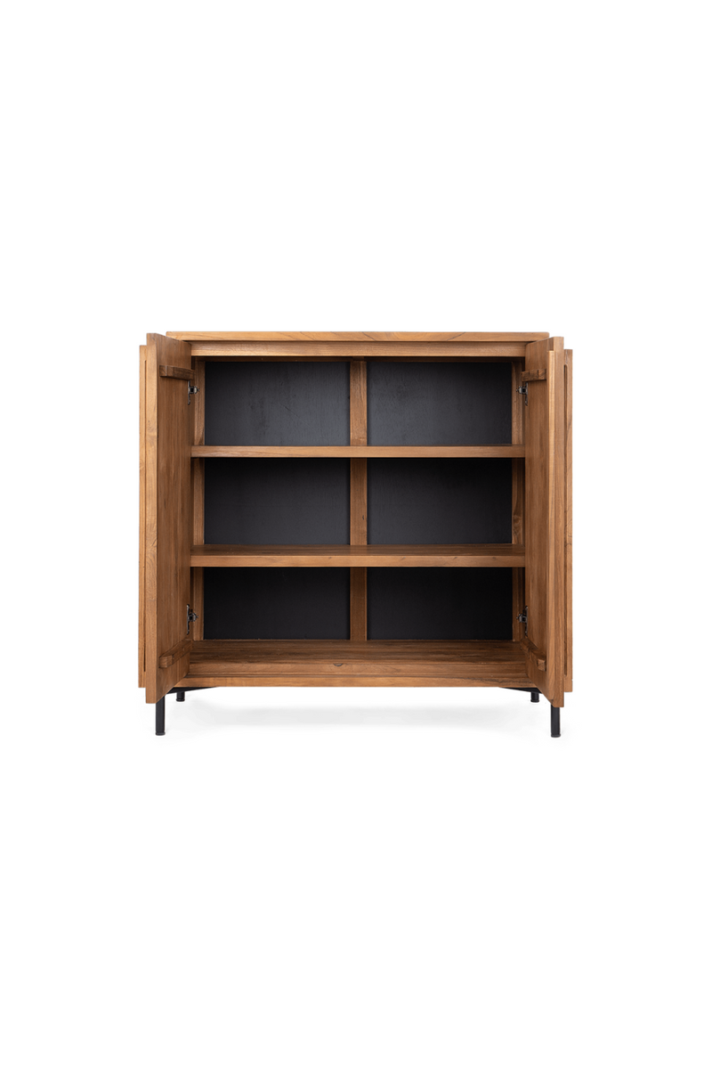 Modern Teak 2-Door Dresser | dBodhi Outline | Woodfurniture.com