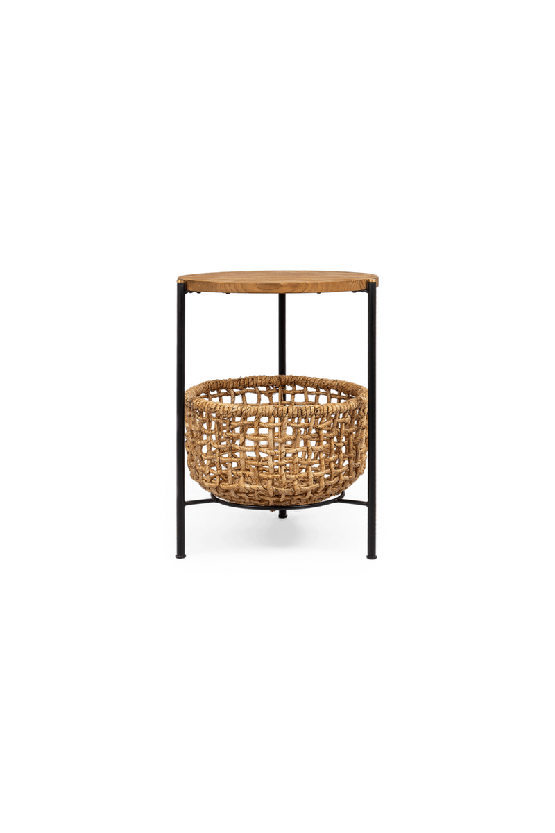 Abaca Basket  Round Side Table | dBodhi Outline | Woodfurniture.com