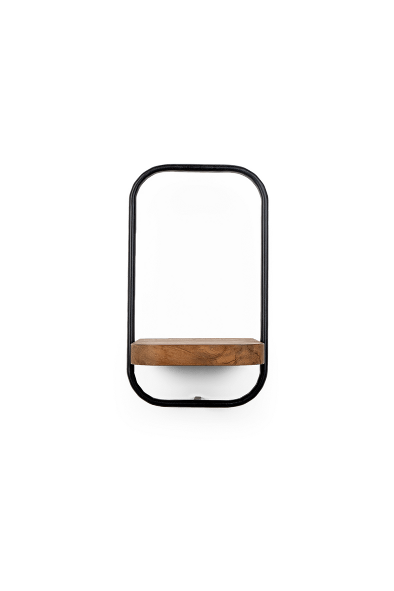 Oval-Framed Modular Wall Shelf | dBodhi Shelfmate |  Woodfurniture.com