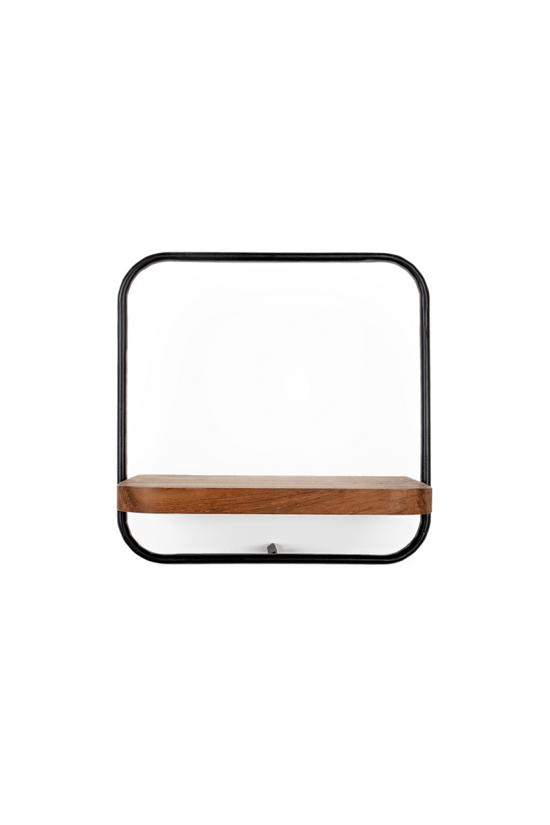 Oval-Framed Modular Wall Shelf | dBodhi Shelfmate |  Woodfurniture.com